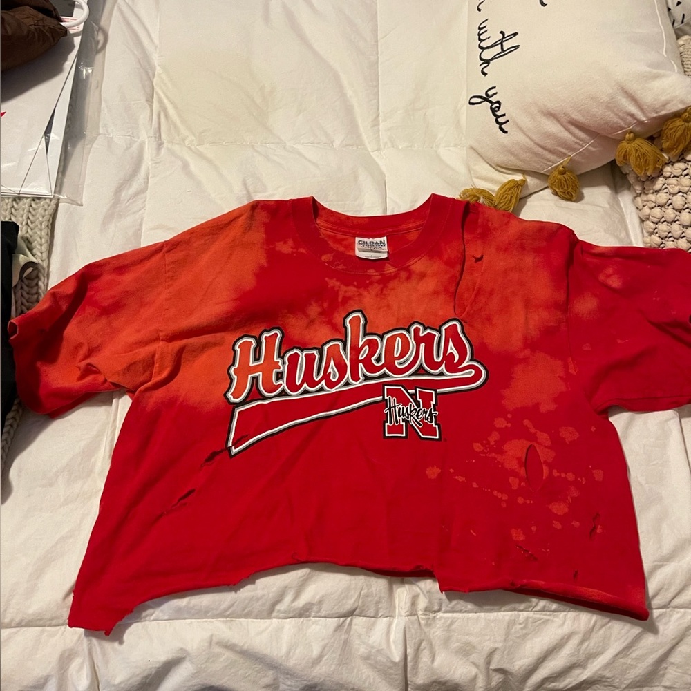 Huskers crop top ❤️